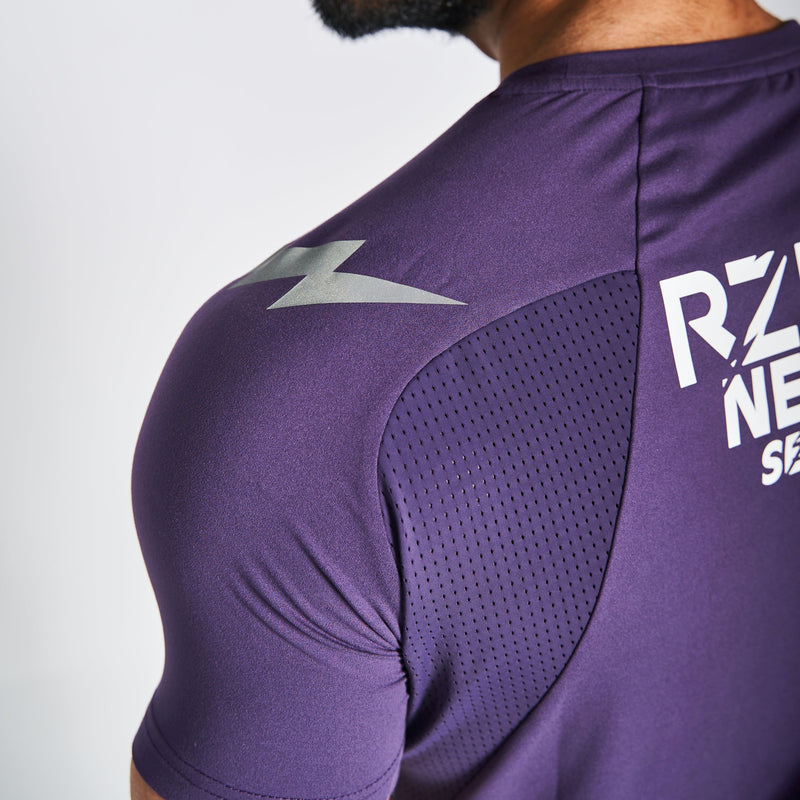 T-Shirt For Men's Sportswear RZIST Purple T-Shirt - RZIST