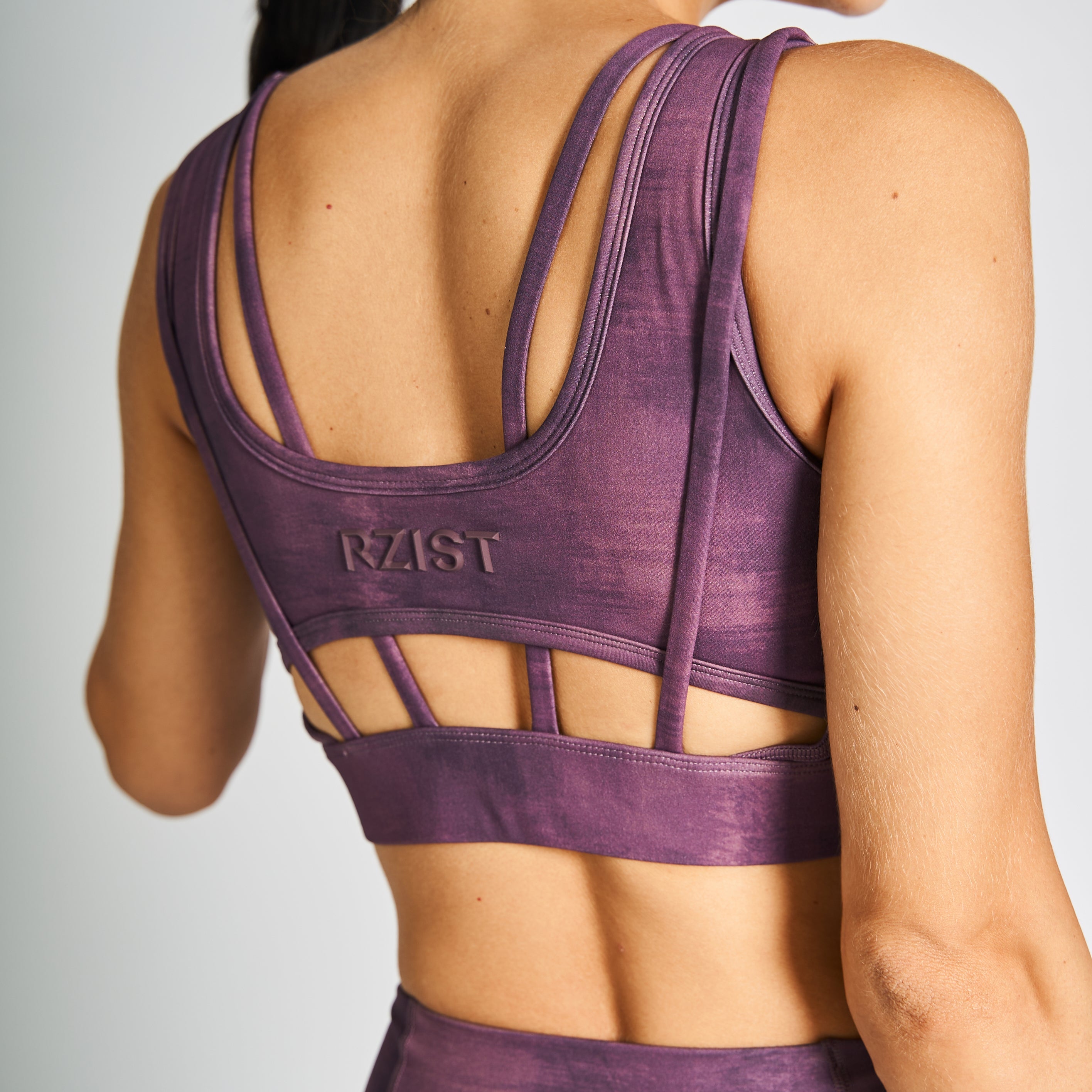 Sports Bra For Women's Workout RZIST Chocolate Bra - RZIST