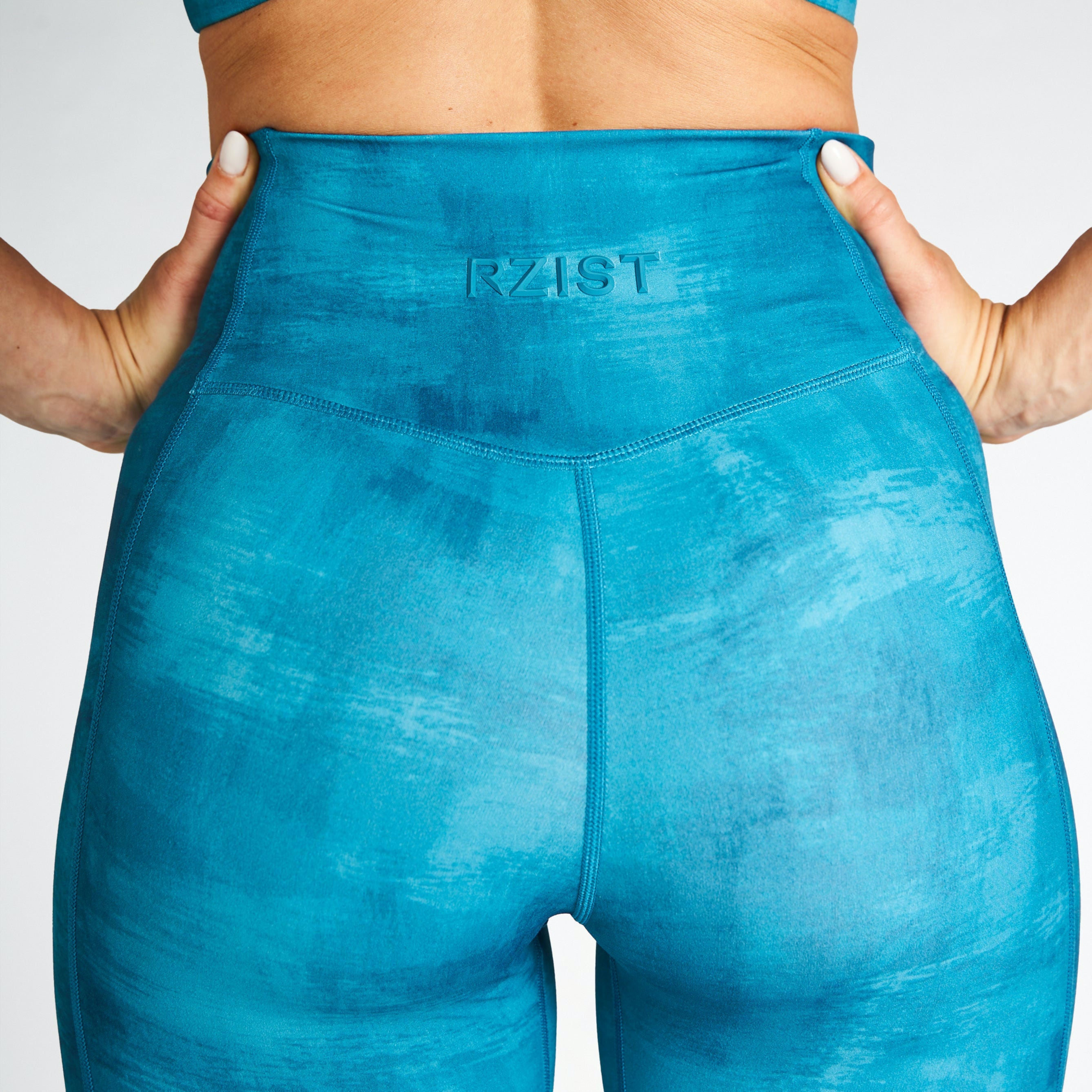 Leggings For Women’s Workouts RZIST Teal Leggings - RZIST
