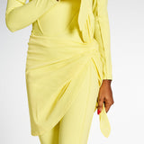 SWIMSUIT WITH WAIST SCARF For Women's Full Body RZIST Canary yellow Waist Scarf - RZIST