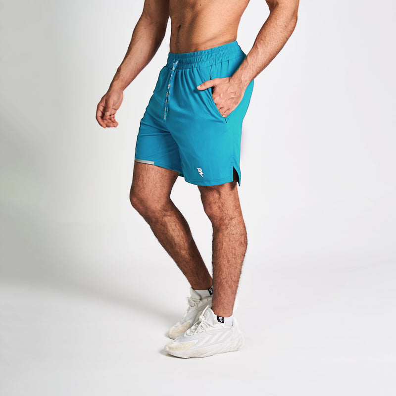 Shorts for Men's Sportswear RZIST Teal Shorts