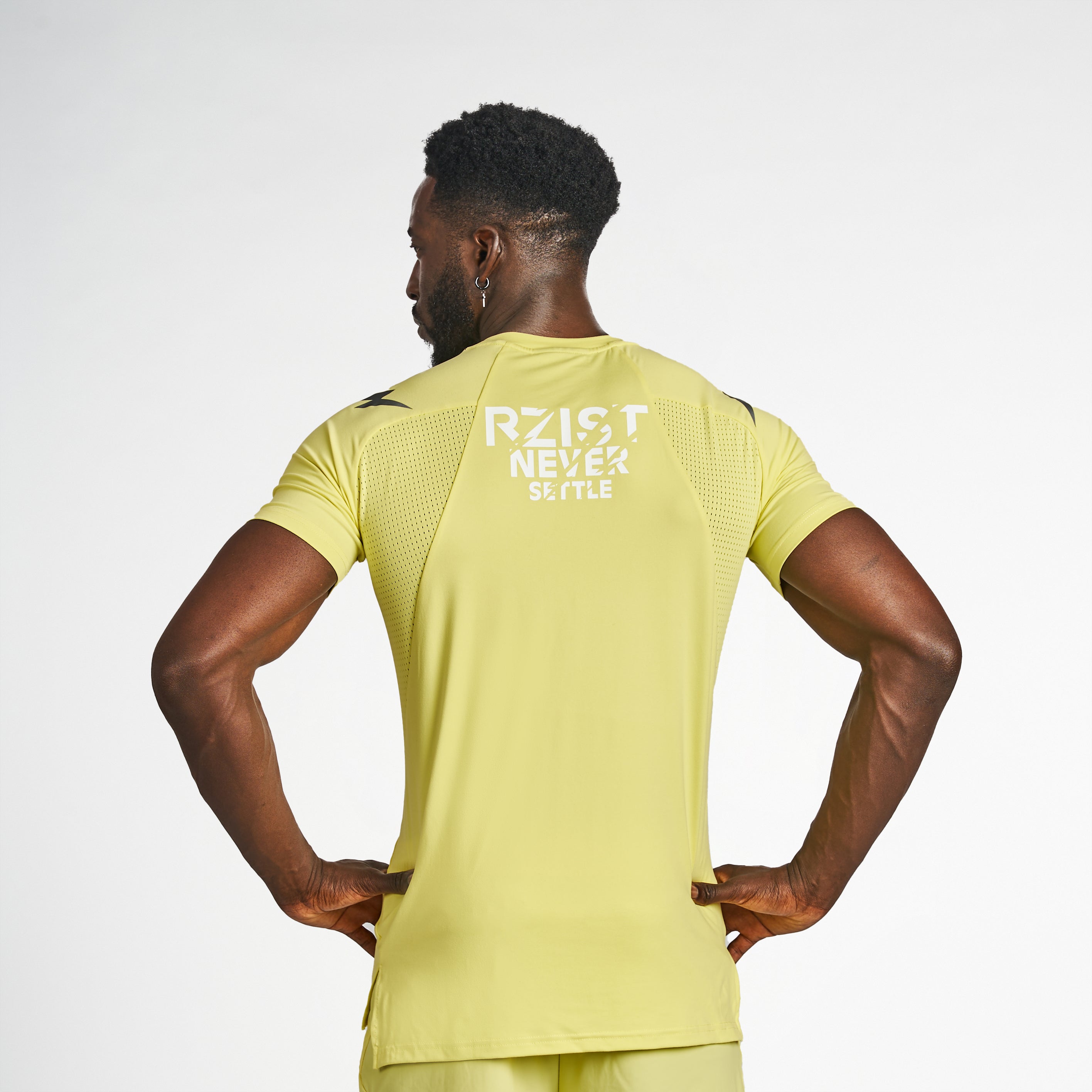 T-Shirt For Men’s Sportswear RZIST Canary Yellow T-Shirt - RZIST