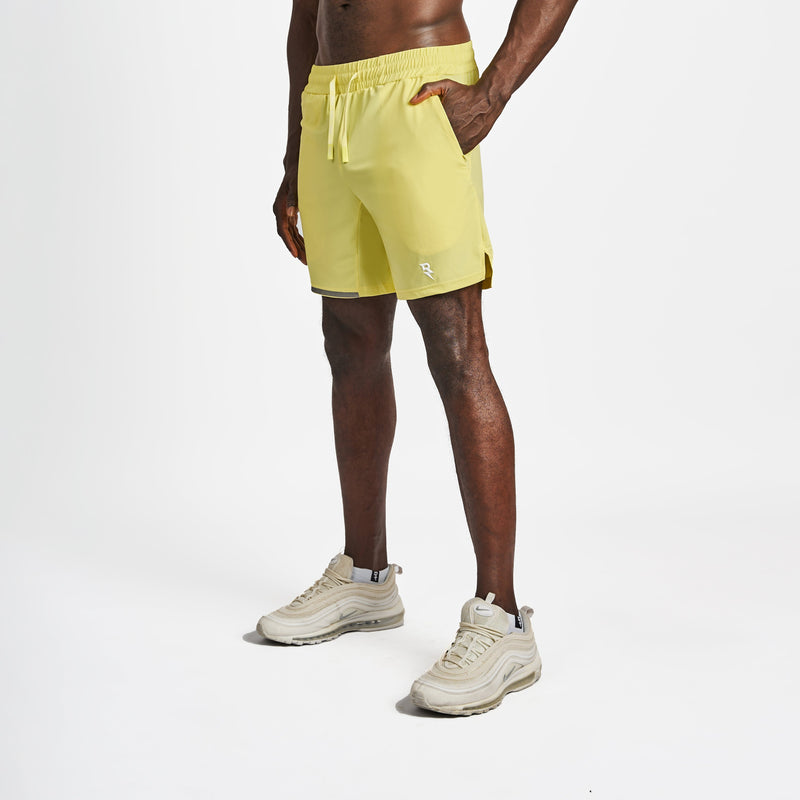 Shorts For Men Sportswear RZIST Canary Yellow Shorts. - RZIST