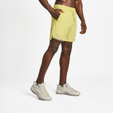 Never Settle Men's Canary Yellow Performance Shorts