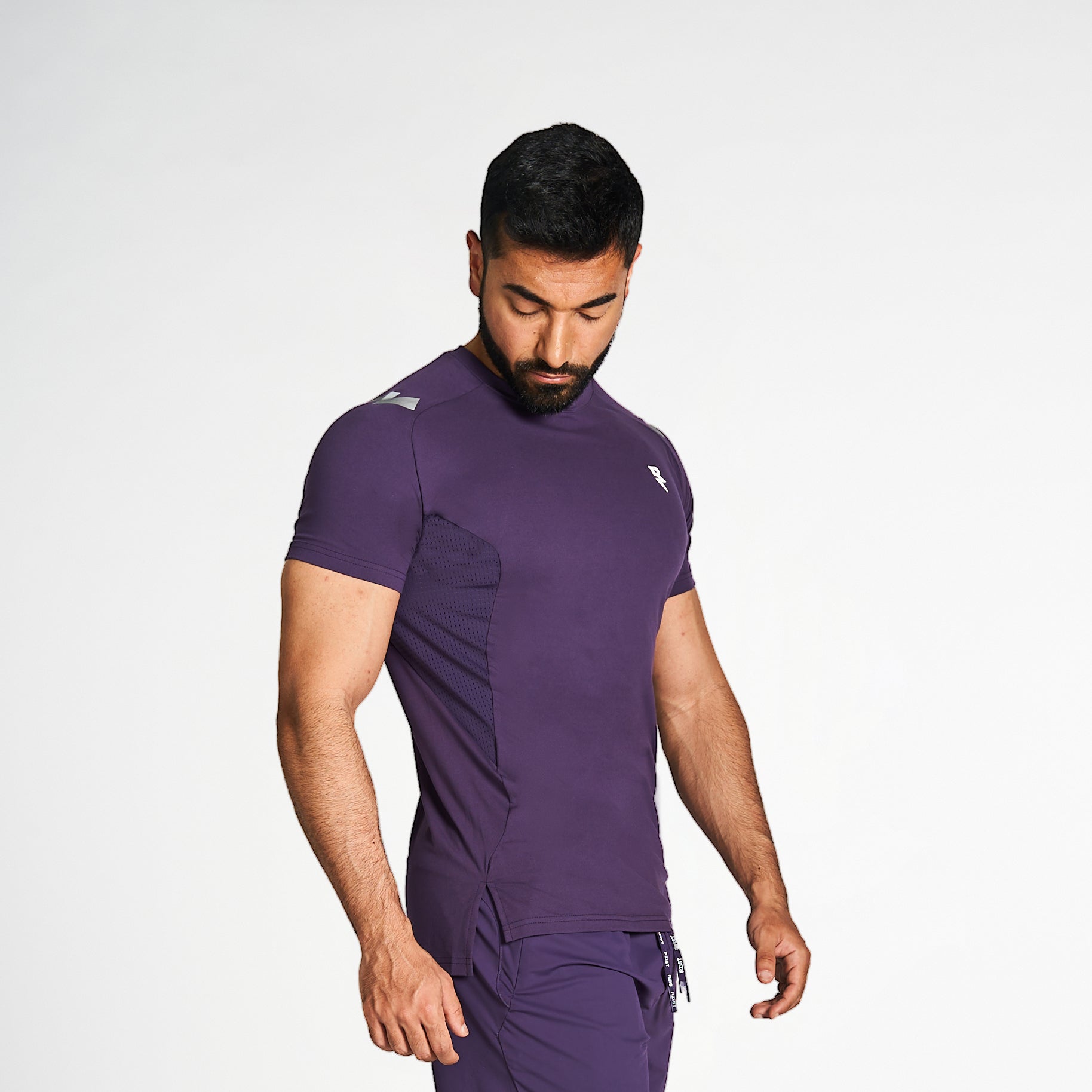 HYPESTFIT Men's Hooded Shirt Casual Phantom Hoodie Short Sleeve Sport  Training T-Shirt Gym Outdoor, Grey, L: Buy Online at Best Price in UAE 