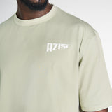 T-Shirt For Men’s Drop-Shoulder Tee RZIST In Desert Sage T-Shirt - RZIST