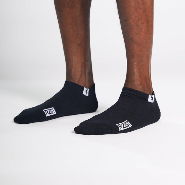 Black Ankle Socks Pack of 2