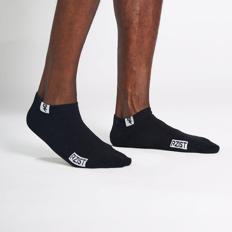 Black Ankle Socks Pack of 2