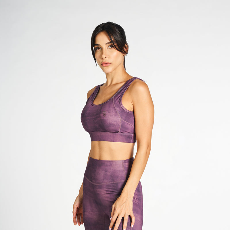Women's Active Ombre Sports Bra and Leggings Performance Set (Purple,  Small) at  Women's Clothing store