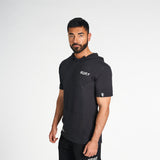 Hoodie For Men's Sportswear RZIST Black Short Sleeve Hoodie - RZIST