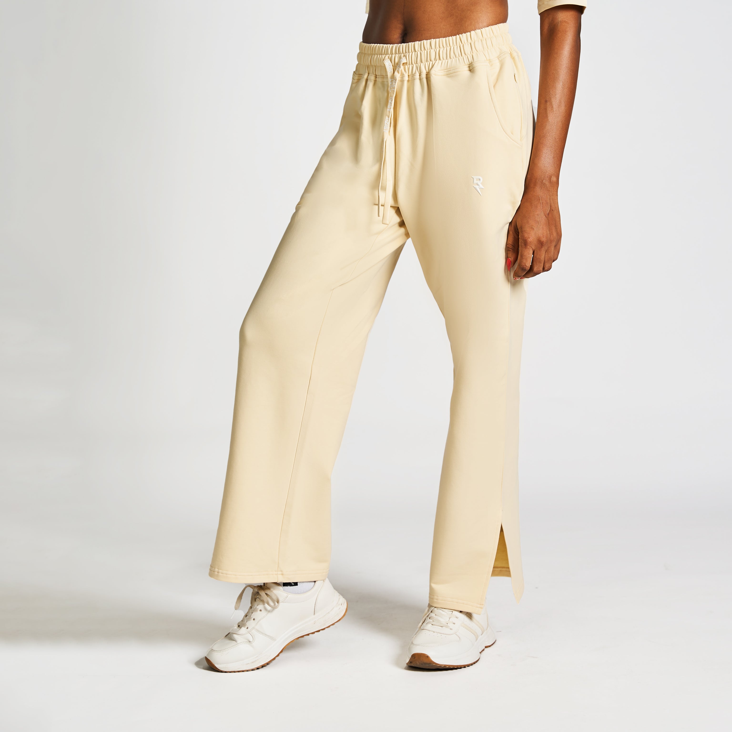 Nike oatmeal wide online leg joggers