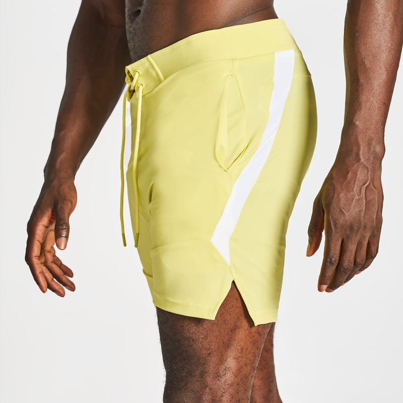 Men's Canary Yellow Competition Board Shorts