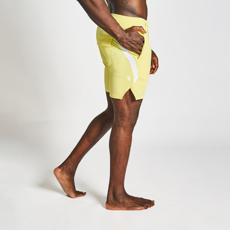 Shorts For Men’s Sportswear RZIST Canary Yellow Board Shorts - RZIST