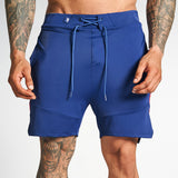 Shorts For Men's Sportswear RZIST Navy Blue Shorts - RZIST