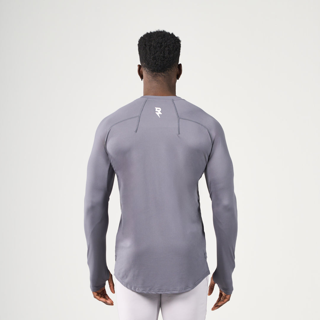 Performance Long Sleeves Tee - Iron Gate