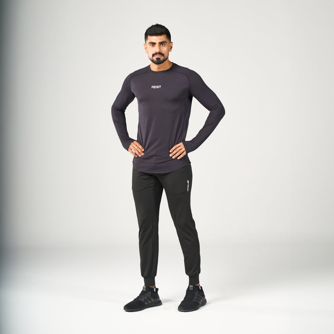 Performance Long Sleeves Tee - Black