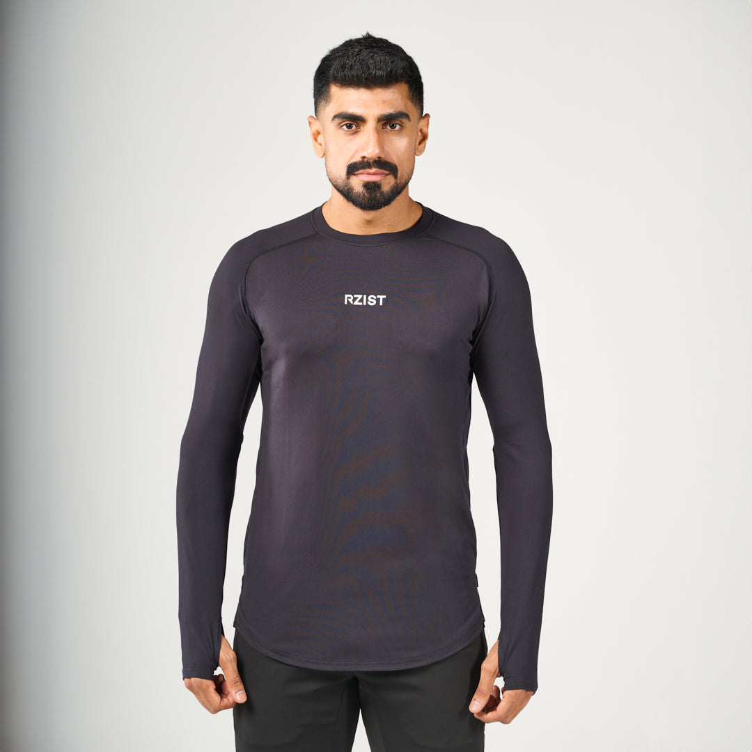 Performance Long Sleeves Tee - Black