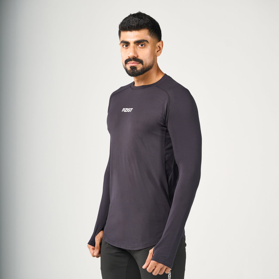 Performance Long Sleeves Tee - Black