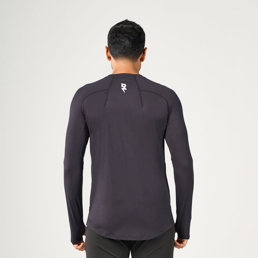 Performance Long Sleeves Tee - Black