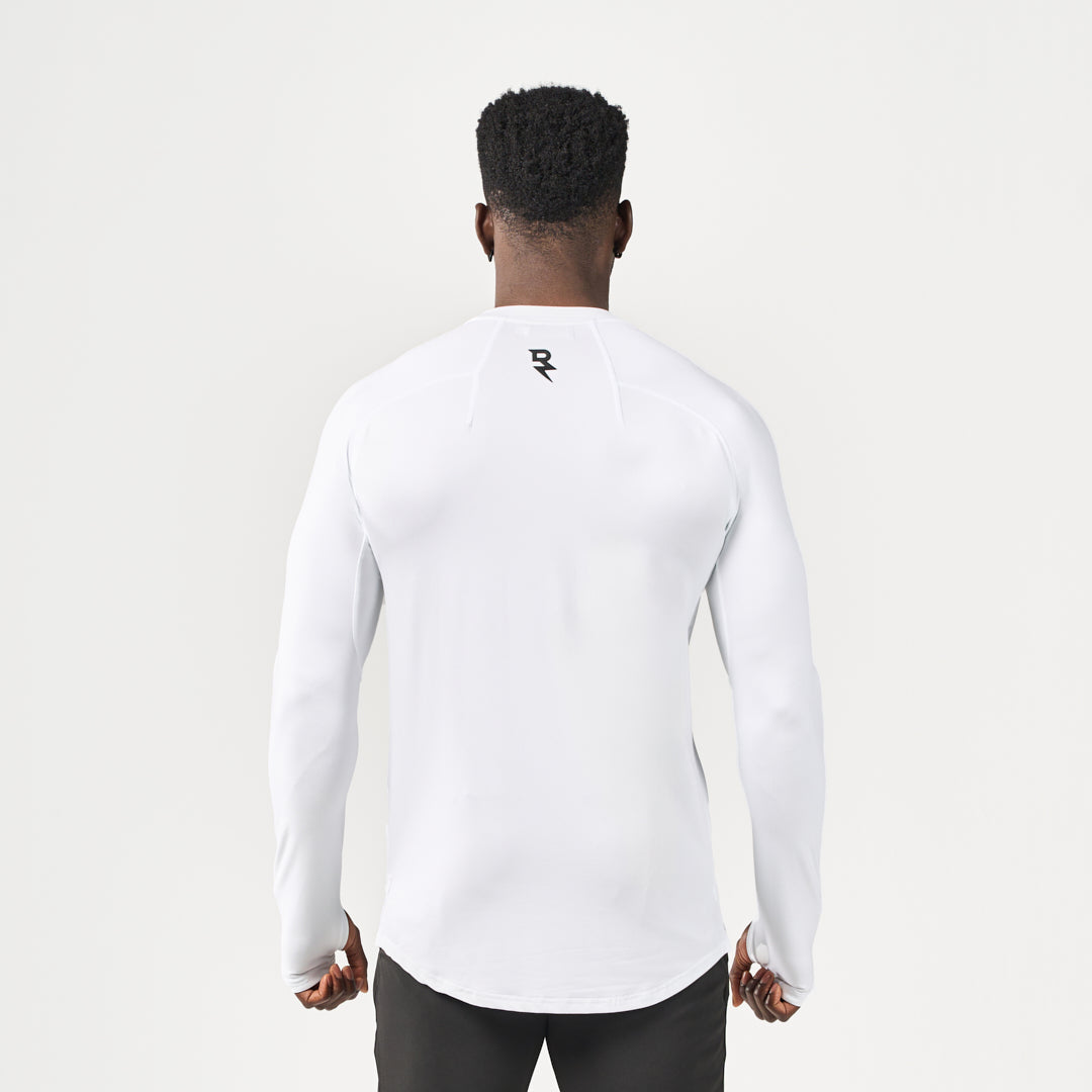 Performance Long Sleeves Tee - White