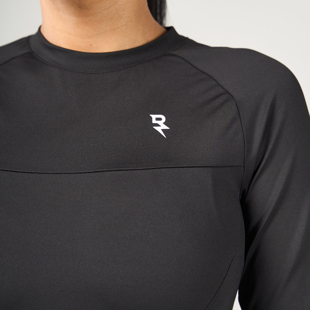 Performance Long Sleeves Tee - Black