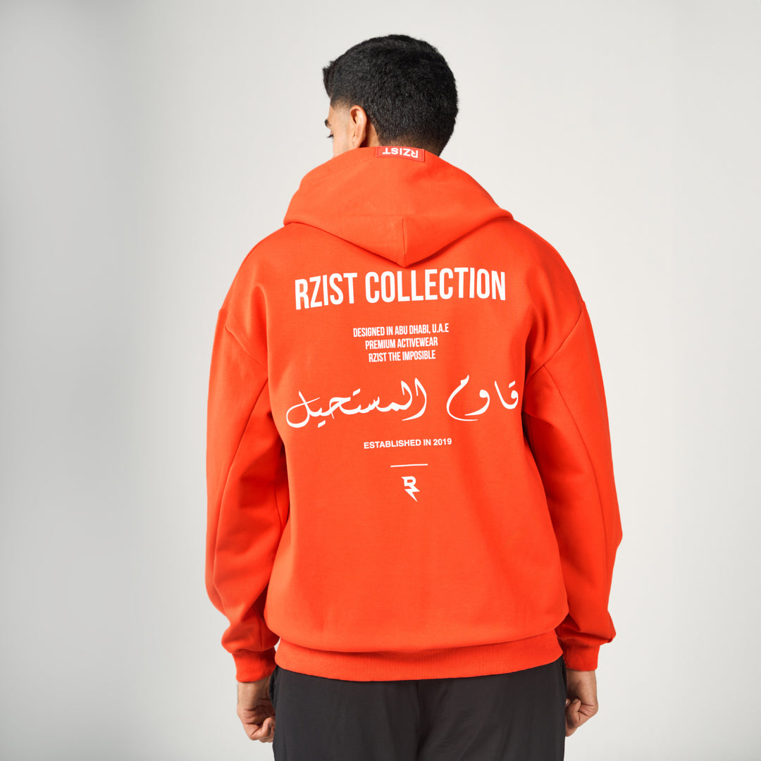 The Impossible Oversized Hoodie - Neon Orange