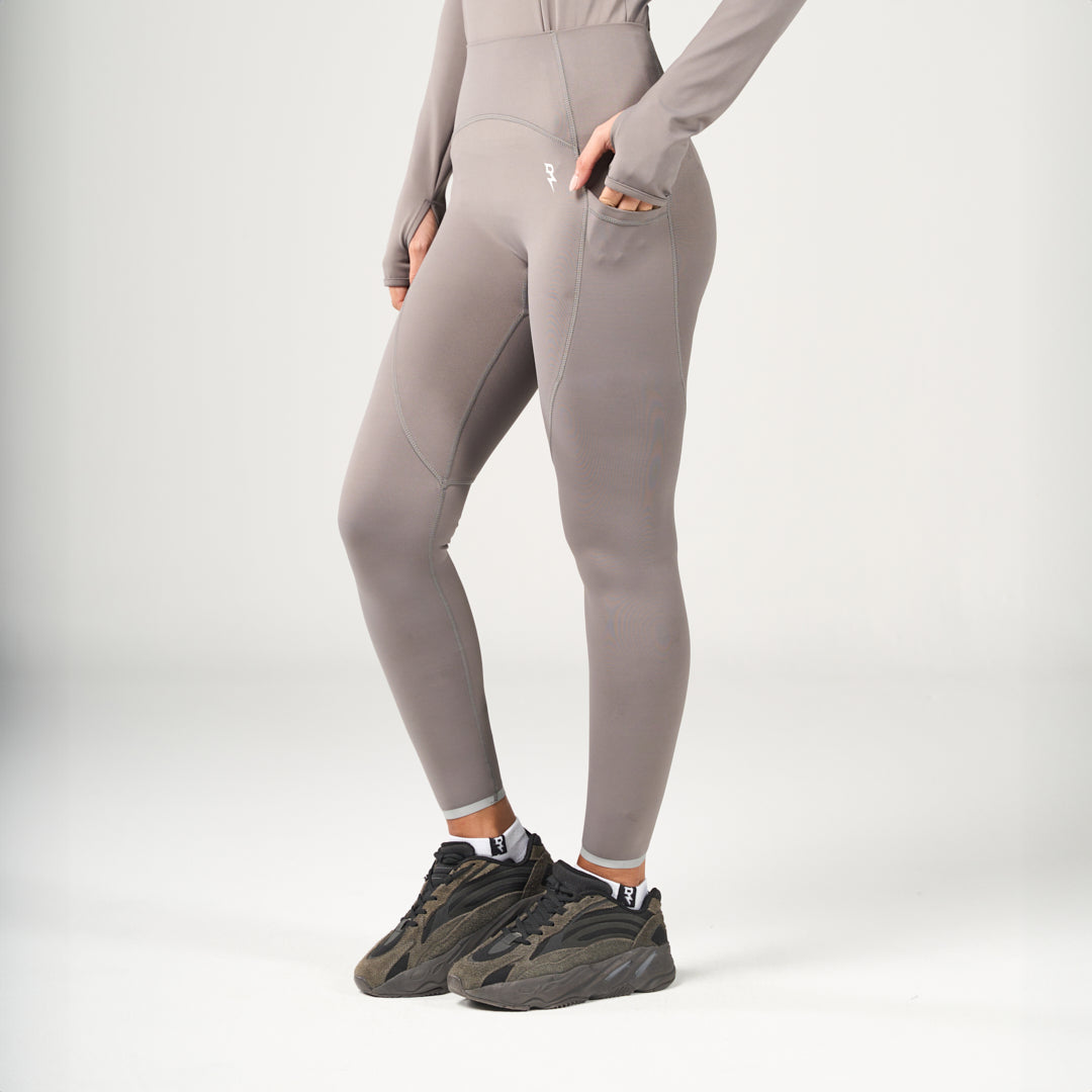 Performance High Waist Leggings - Dark Grey