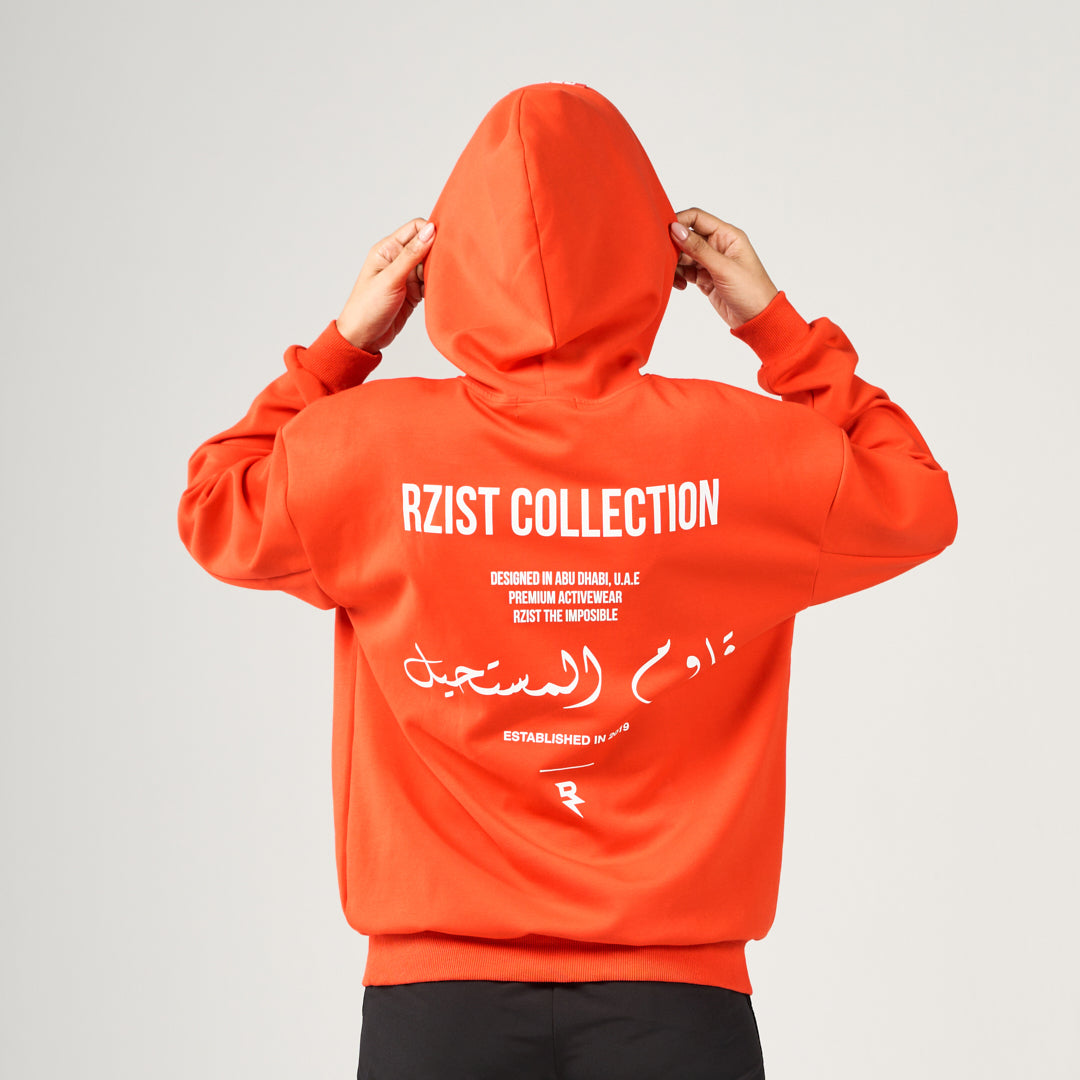 The Impossible Oversized Hoodie - Neon Orange