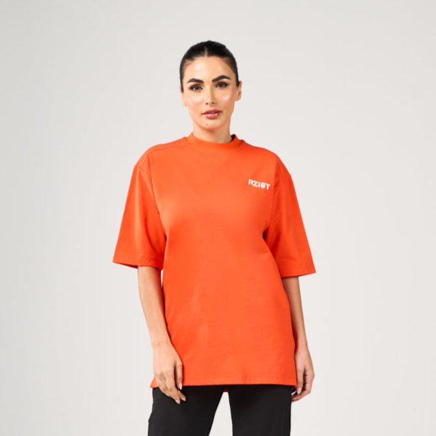 The Impossible Oversized T-Shirt - Neon Orange