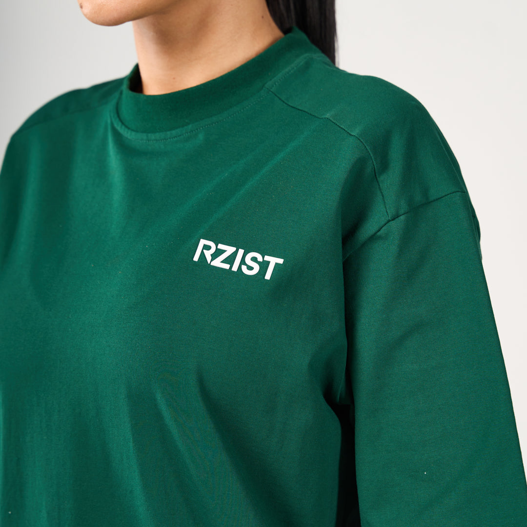 The Impossible Oversized T-Shirt - Basil Green