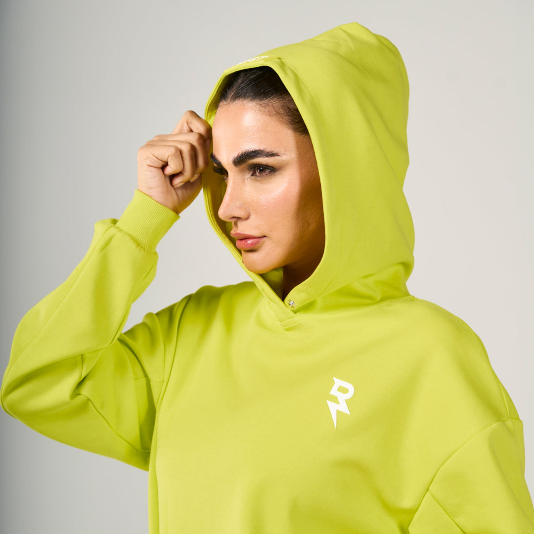 The Impossible Oversized Hoodie Neon Green