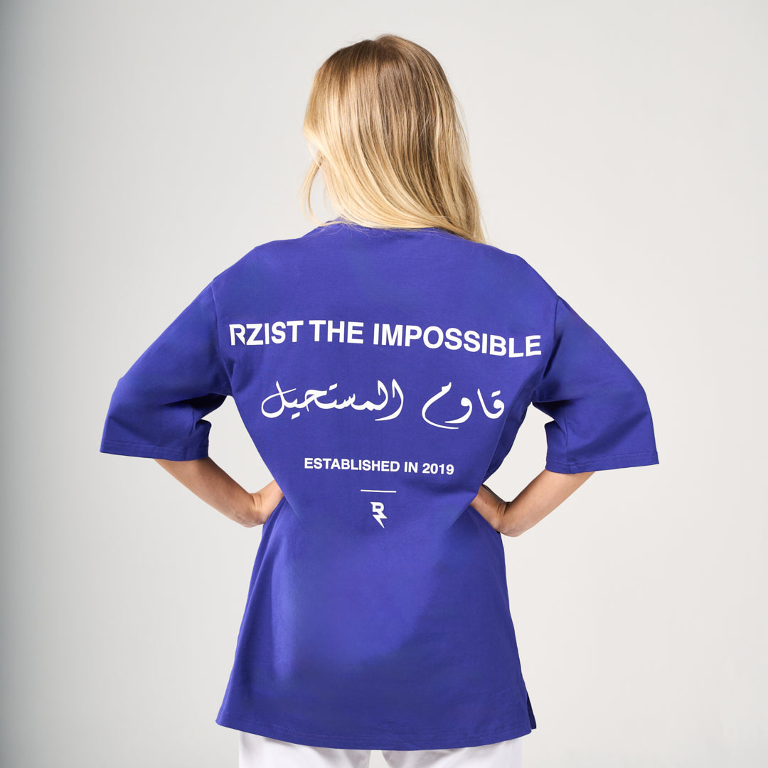 The Impossible Oversized T-Shirt - Indigo Blue