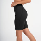 Shorts for Women Biker Shorts Rzist jet black shorts - RZIST