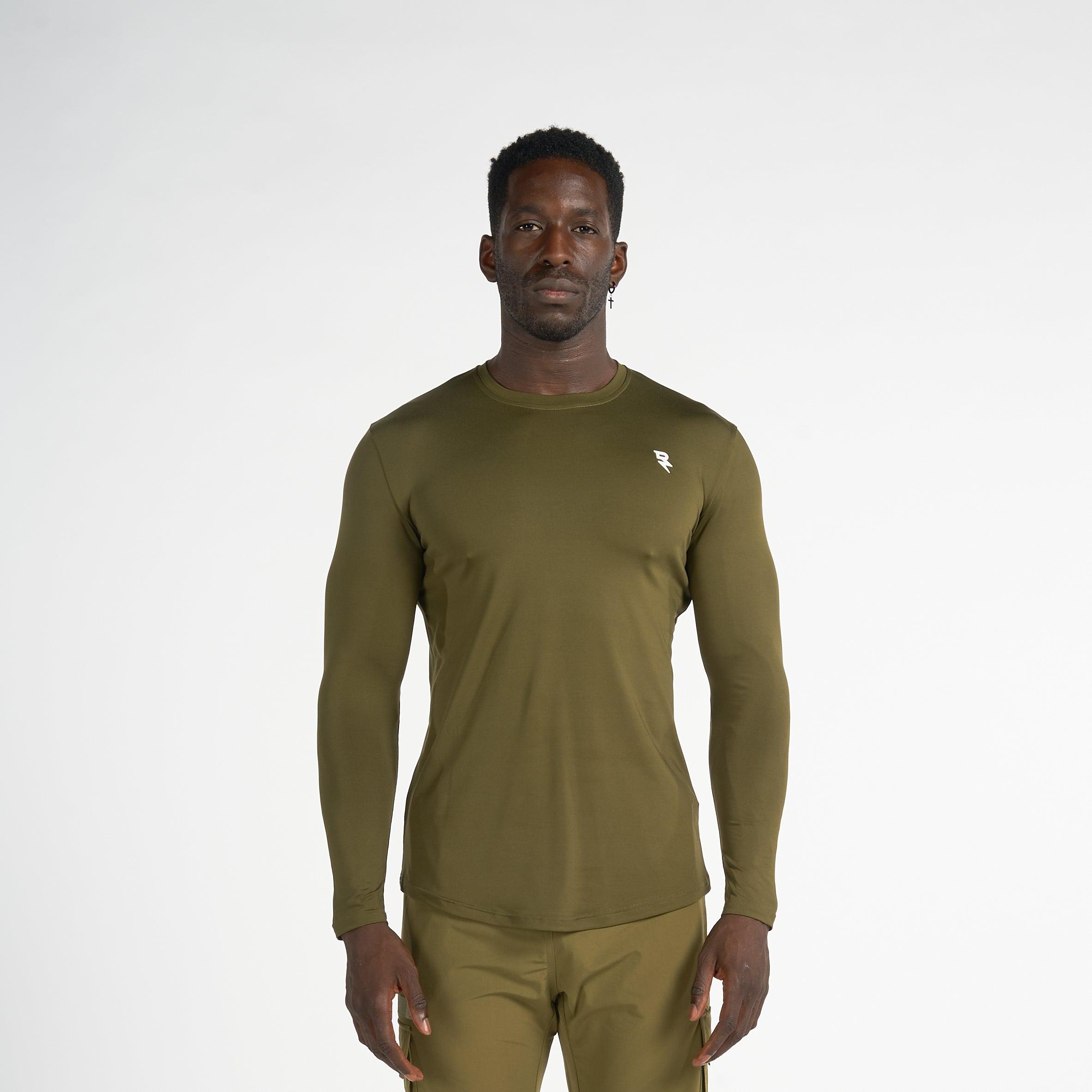 Long Sleeve Shirt For Men’s Sportswear RZIST Capulet Olive Shirt - RZIST