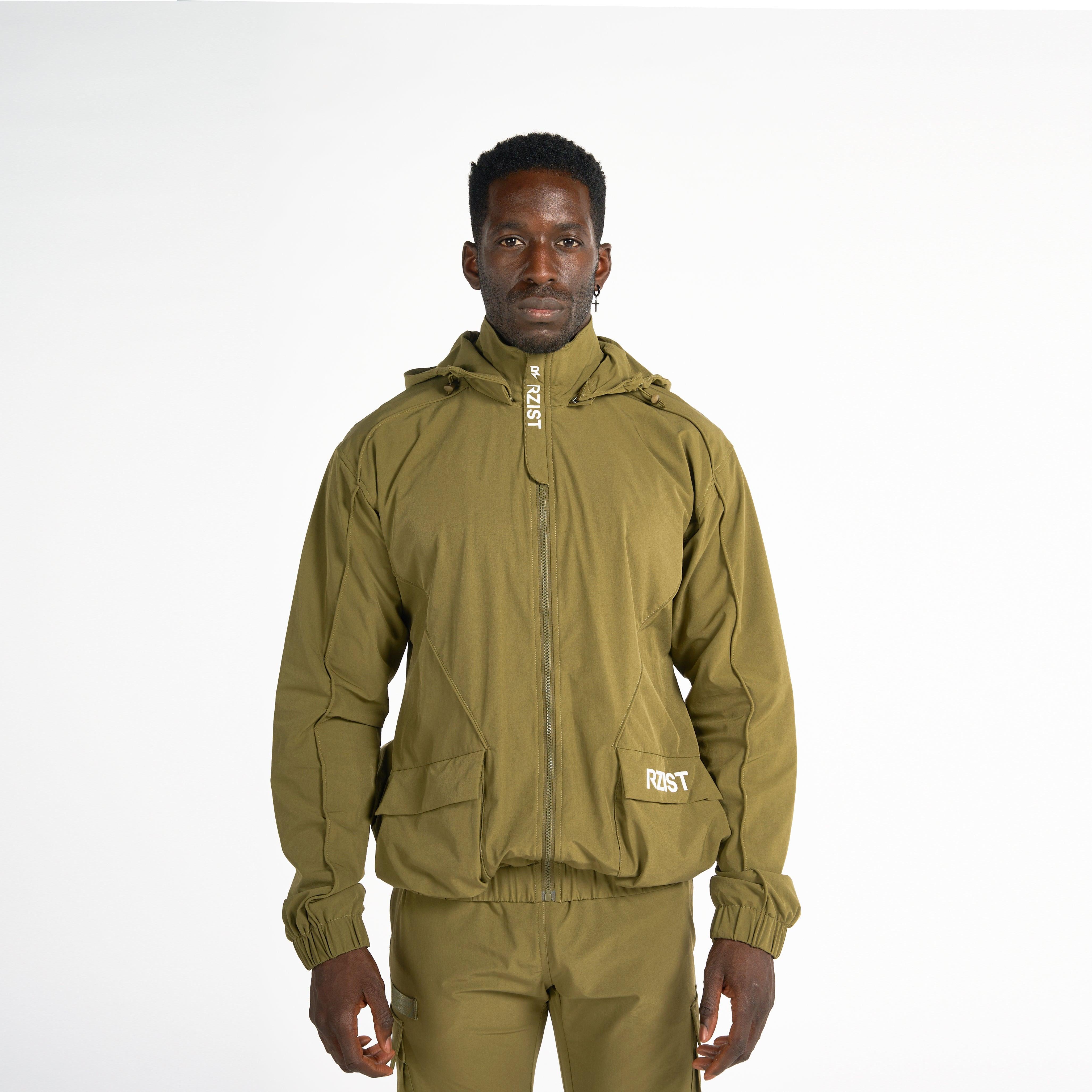 Bomber Jacket For Men’s Activewear RZIST Capulet Olive Jacket - RZIST