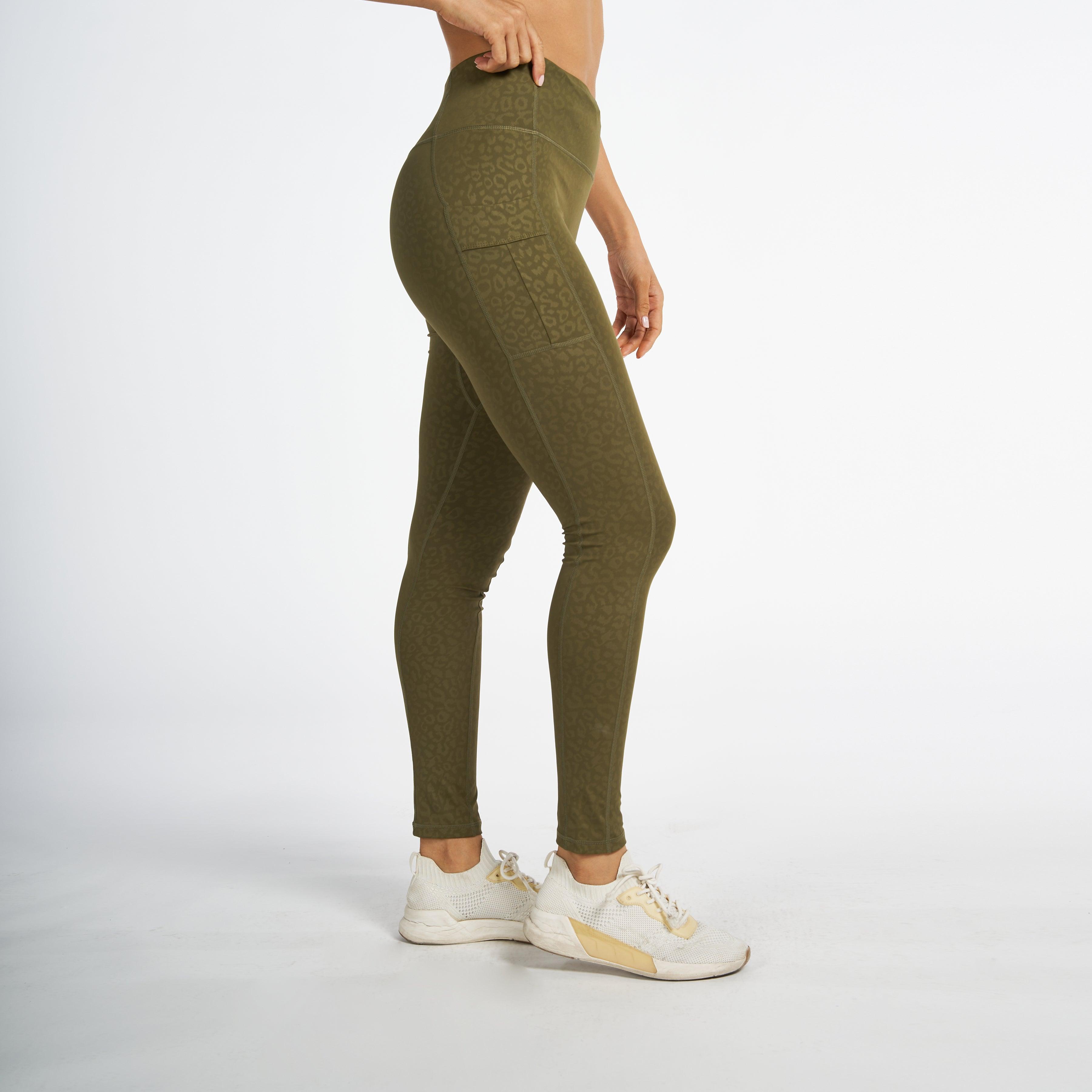 Leggings For Women's Workout By RZIST In Capulet Olive Leggings - RZIST