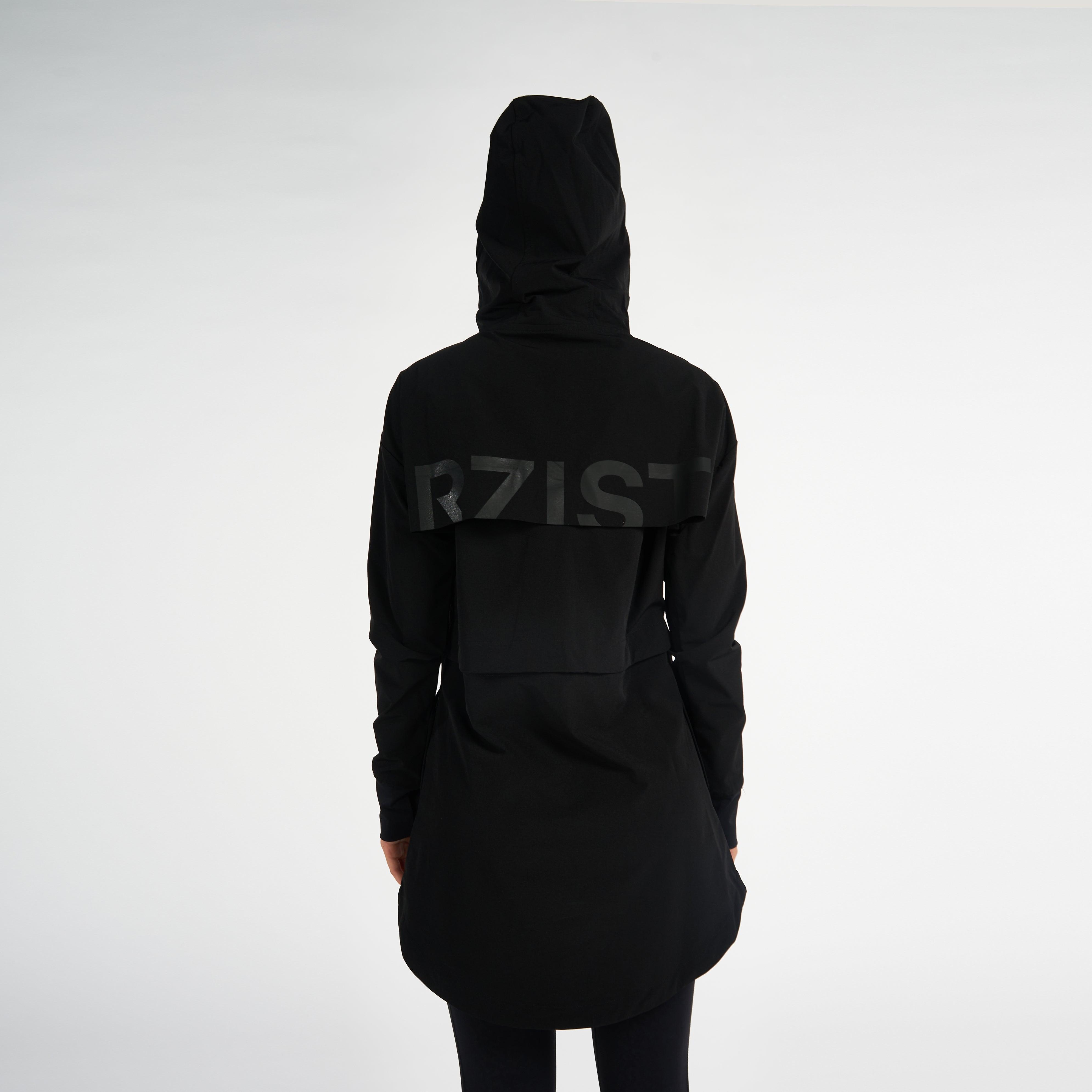 Hoodie For Women's Sportswear RZIST Jet Black Hoodie - RZIST