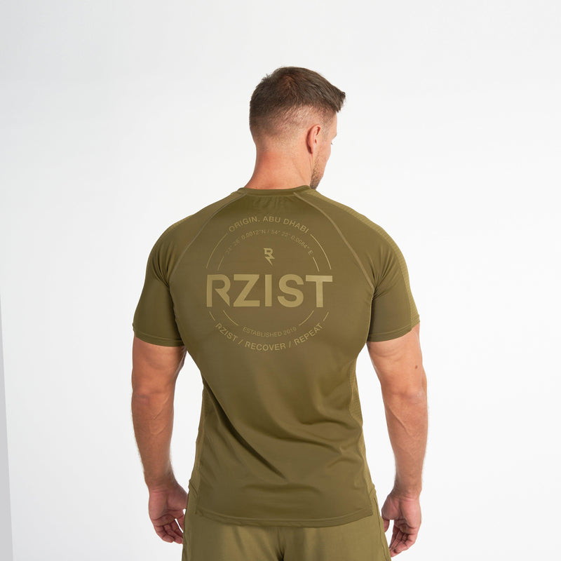 T-Shirt For Men’s Sportswear RZIST Capulet Olive T-Shirt - RZIST