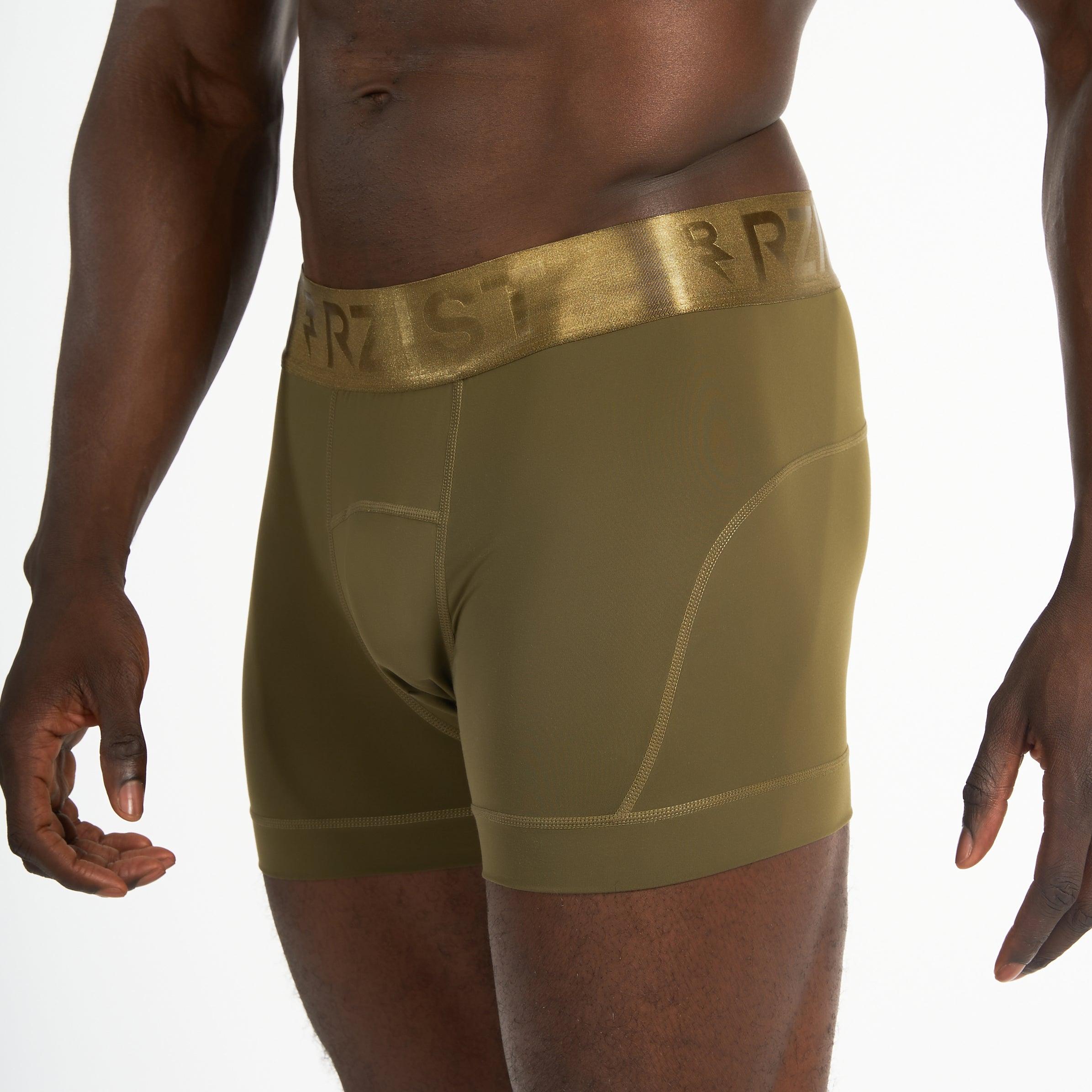 Boxerbriefs For Men Activewear RZIST Capulet Olive Boxerbriefs - RZIST