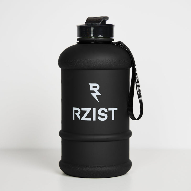 RZIST Jet Black Water Bottle - 1.5L