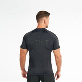 Performance Jet Black Graphic T-Shirt