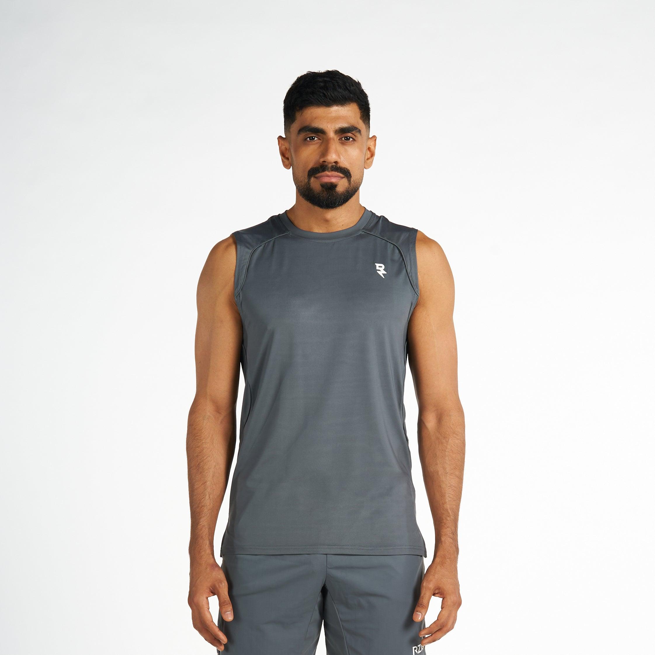 Sleeveless Shirt For Mens workout RZIST Turbulence Shirt - RZIST