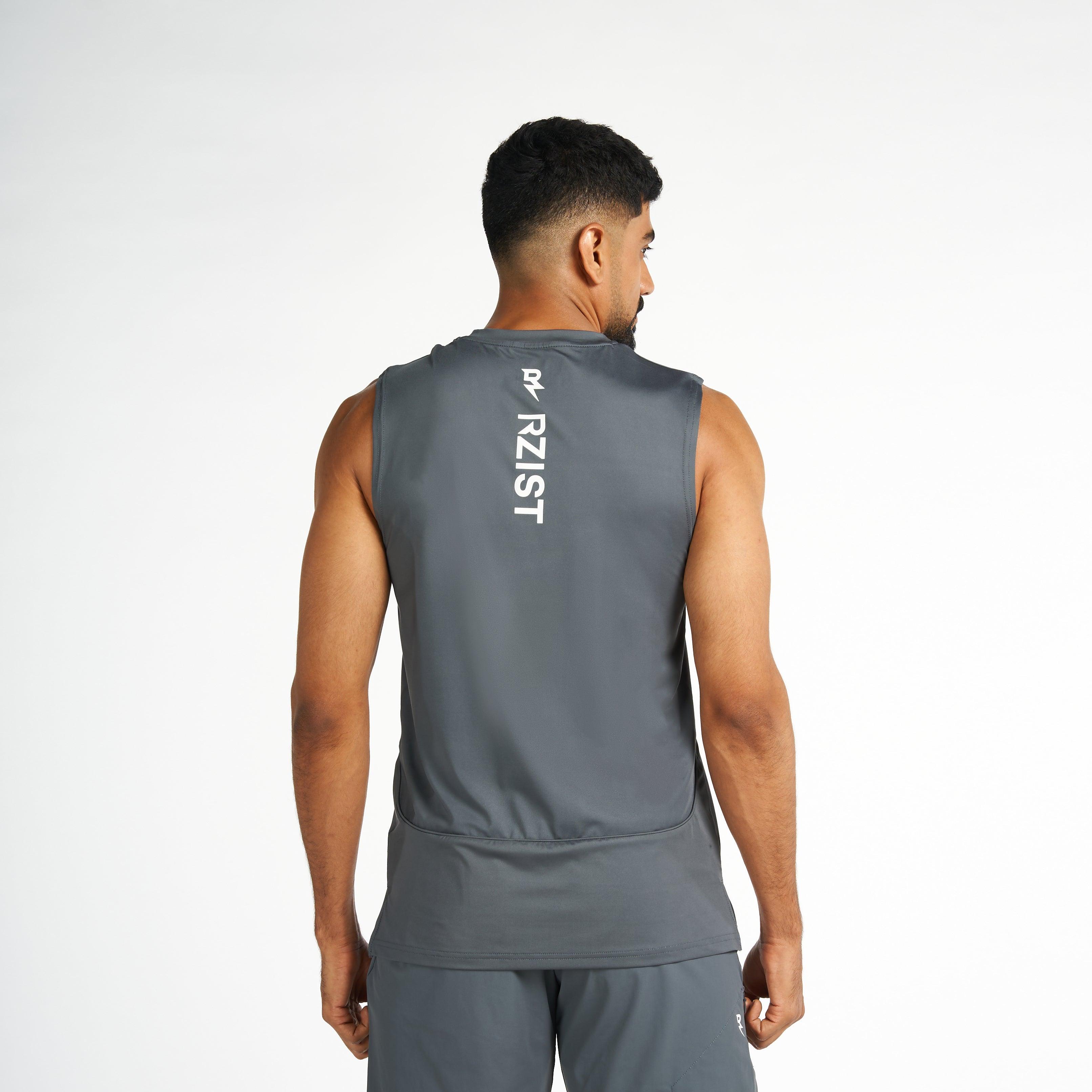 Sleeveless Shirt For Mens workout RZIST Turbulence Shirt - RZIST