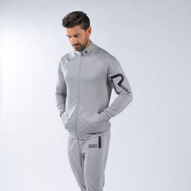 Mens Gray Performance Jacket