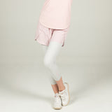 Baby Pink-Silver 2-in-1 Shorts