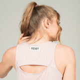 Scallop Baby Pink Tank Top