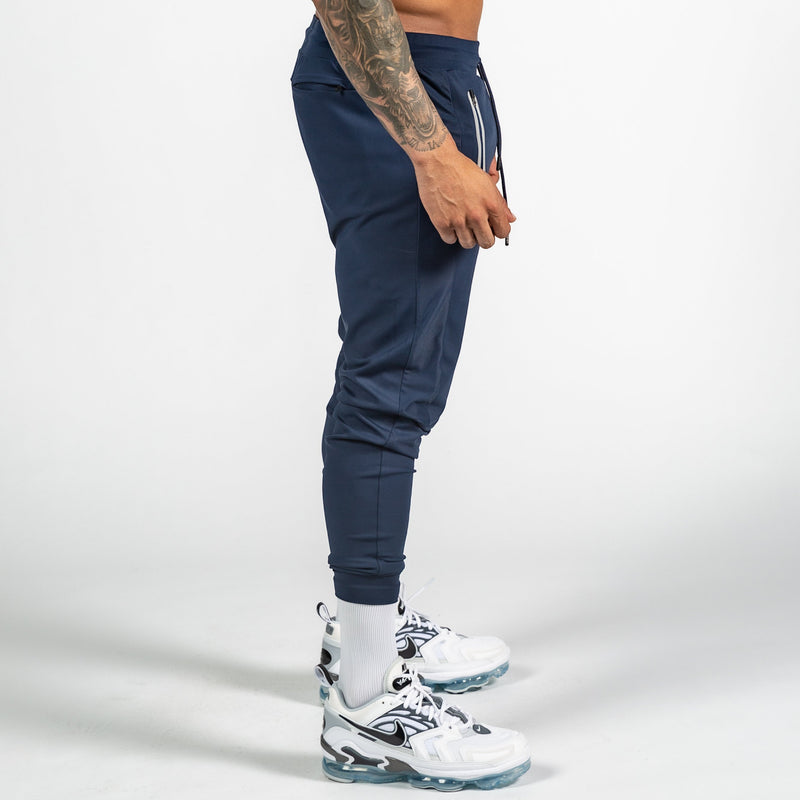 Mens Navy Blue Performance Joggers