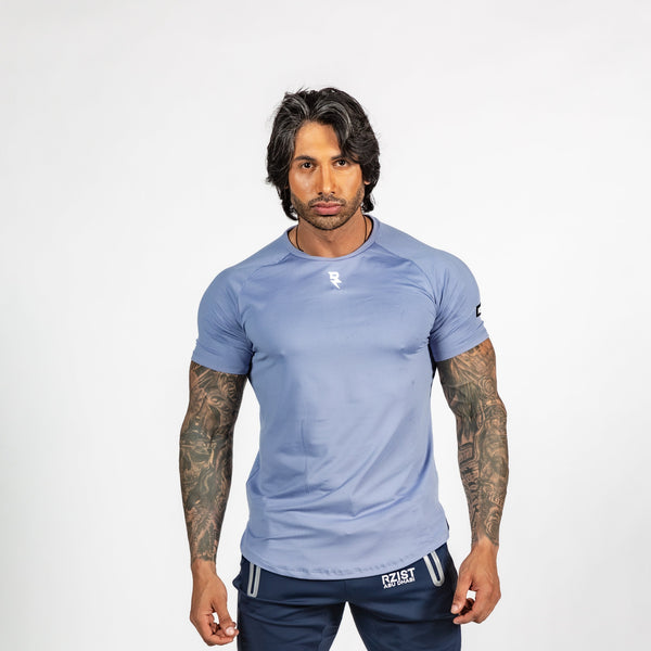 Men's Active Lifestyle Steel Blue T-shirt