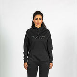Women's Jet Black Pullover Hoodie