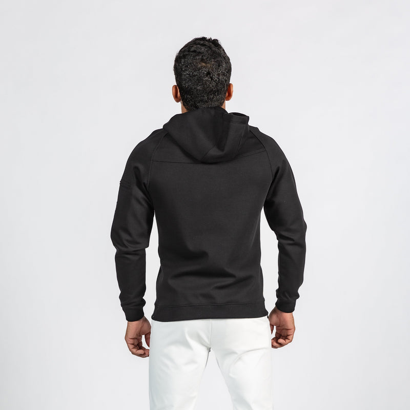 Men's Jet Black Pullover Hoodie